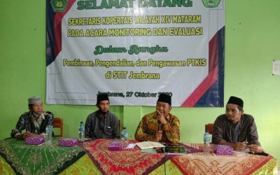 Monitoring dan Evaluasi ke STIT Jembrana