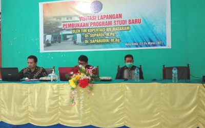 Visitasi Lapangan Pembukaan Prodi Baru Institut Agama Islam Muhammadiyah Bima