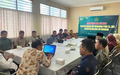 Monitoring dan Evaluasi Bantuan Sarana dan Prasarana PTKIS Kopertais Wilayah XIV Mataram