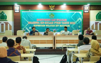 Diktis Kemenag RI lakukan Monitoring Dan Evaluasi Program KIP PTKIS Kopertais Wilayah XIV Mataram