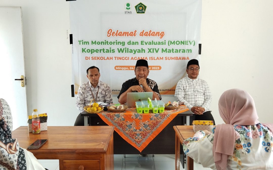 Kopertais Wilayah XIV Mataram Laksanakan Monev Ke STAI Sumbawa Setelah Dikeluarkannya SK Pendirian Pada Tahun 2021